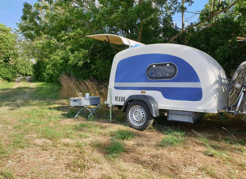 La mini caravane Kleox: une solution abordable et design pour les petits voyages !
