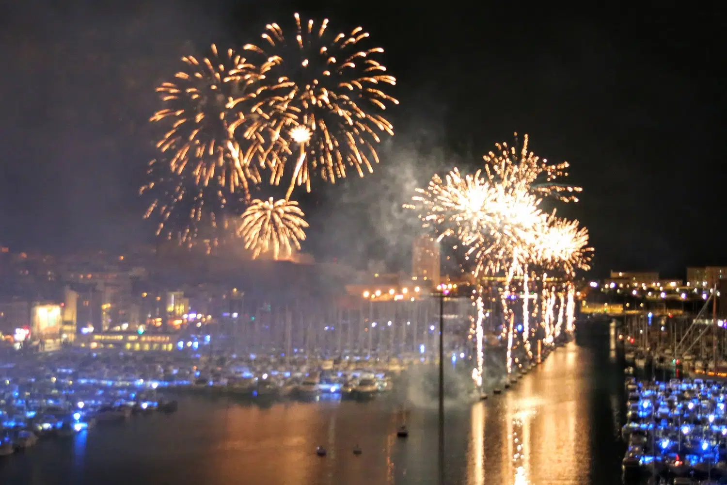 feu d’artifice du 14 juillet à Marseille